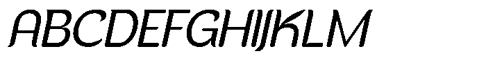 Kenbu Pop Italic Font UPPERCASE