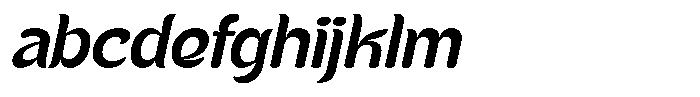 Kenbu Pop Medium Italic FONT
