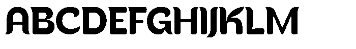Kenbu Pop Semi Bold Font UPPERCASE