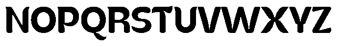 Kenbu Pop Semi Bold Font UPPERCASE