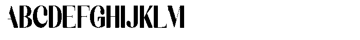 Kenigha Black Condensed Font UPPERCASE