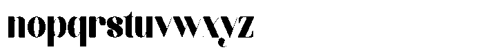 Kenigha Black Semi Condensed Font LOWERCASE