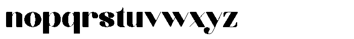 Kenigha Black Semi Expanded Font LOWERCASE