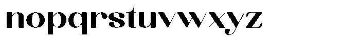 Kenigha Bold Expanded Font LOWERCASE