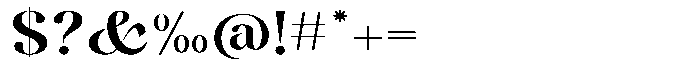 Kenigha Bold Semi Expanded Font OTHER CHARS