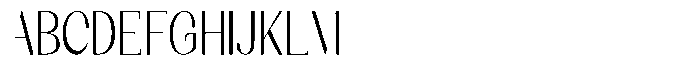 Kenigha Condensed Font UPPERCASE