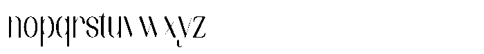 Kenigha Condensed Font LOWERCASE