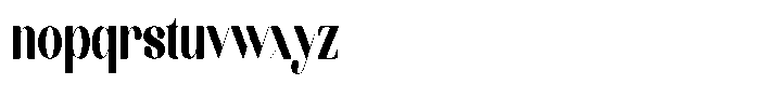 Kenigha Extra Bold Condensed Font LOWERCASE