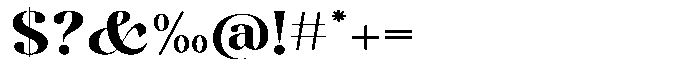 Kenigha Extra Bold Semi Expanded Font OTHER CHARS