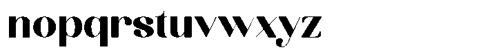 Kenigha Extra Bold Semi Expanded Font LOWERCASE