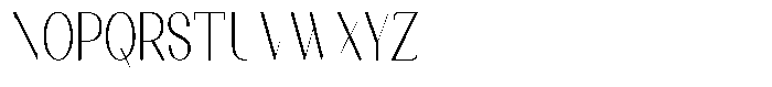 Kenigha Light Condensed Font UPPERCASE