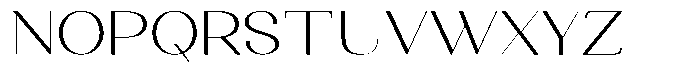 Kenigha Light Expanded Font UPPERCASE