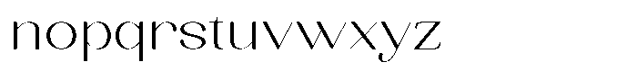 Kenigha Light Expanded Font LOWERCASE