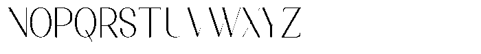 Kenigha Light Semi Condensed Font UPPERCASE