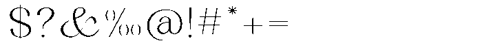 Kenigha Light Semi Expanded Font OTHER CHARS
