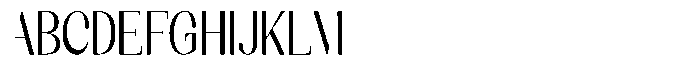 Kenigha Medium Condensed Font UPPERCASE