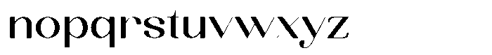 Kenigha Medium Expanded Font LOWERCASE
