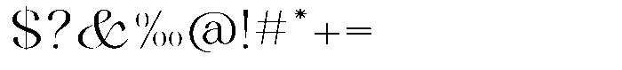 Kenigha Semi Expanded Font OTHER CHARS