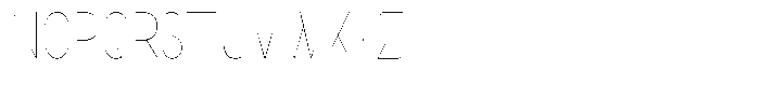 Kenigha Thin Condensed Font UPPERCASE