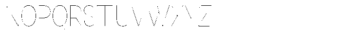 Kenigha Thin Semi Condensed Font UPPERCASE