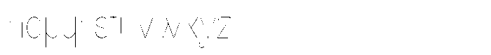 Kenigha Thin Semi Condensed Font LOWERCASE