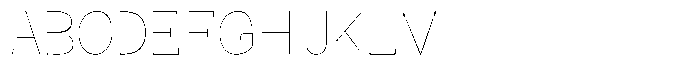 Kenigha Thin Font UPPERCASE