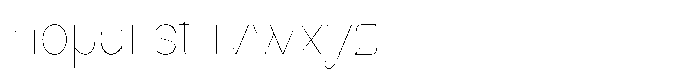Kenigha Thin Font LOWERCASE