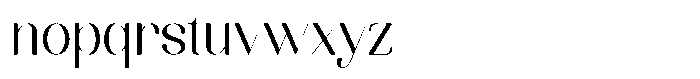 Kenigha Variable Thin Font LOWERCASE