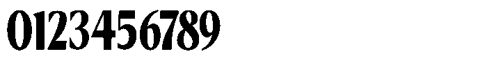 Kenisya Black Condensed Font OTHER CHARS