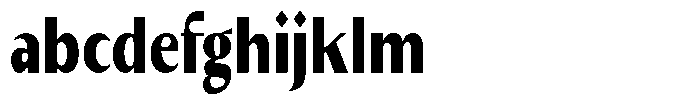 Kenisya Black Condensed FONT