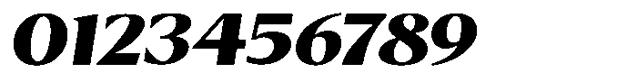 Kenisya Black Expanded Italic Font OTHER CHARS