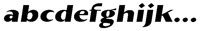 Kenisya Black Expanded Italic FONT