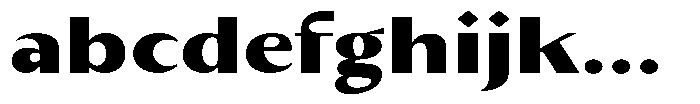 Kenisya Black Expanded FONT