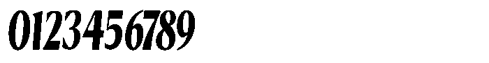 Kenisya Black Extra Condensed Italic Font OTHER CHARS