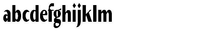 Kenisya Black Extra Condensed FONT