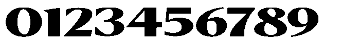 Kenisya Black Extra Expanded Font OTHER CHARS
