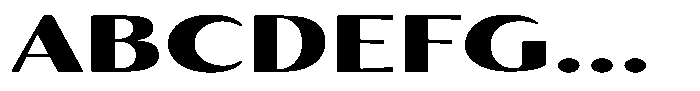 Kenisya Black Extra Expanded Font UPPERCASE