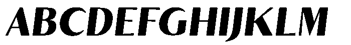 Kenisya Black Italic Font UPPERCASE