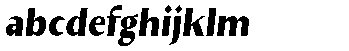 Kenisya Black Semi Condensed Italic FONT