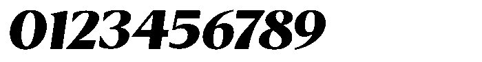 Kenisya Black Semi Expanded Italic Font OTHER CHARS