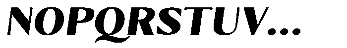 Kenisya Black Semi Expanded Italic Font UPPERCASE