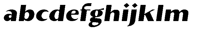 Kenisya Black Semi Expanded Italic FONT