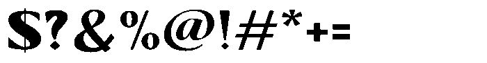 Kenisya Black Semi Expanded Font OTHER CHARS