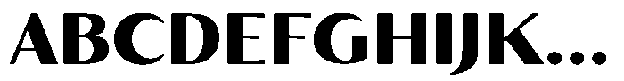 Kenisya Black Semi Expanded Font UPPERCASE