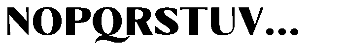 Kenisya Black Semi Expanded Font UPPERCASE