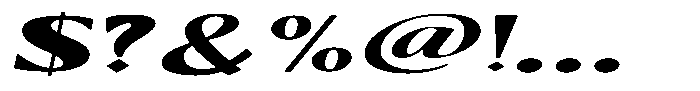 Kenisya Black Ultra Expanded Italic Font OTHER CHARS
