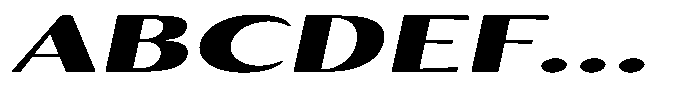 Kenisya Black Ultra Expanded Italic Font UPPERCASE