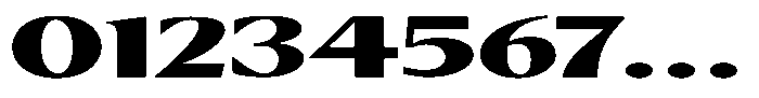 Kenisya Black Ultra Expanded Font OTHER CHARS