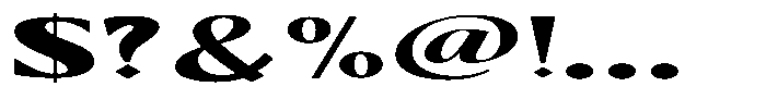 Kenisya Black Ultra Expanded Font OTHER CHARS