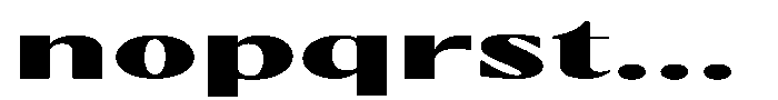 Kenisya Black Ultra Expanded Font LOWERCASE